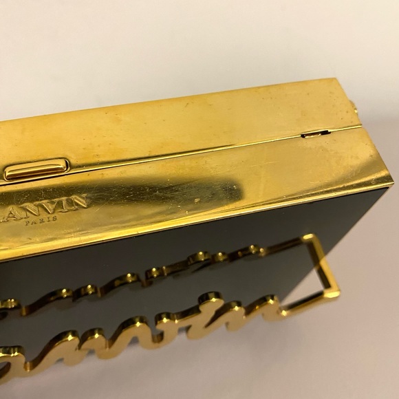 Authentic Lanvin clutch with chain - Picture 10 of 11